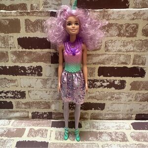 Dreamtopia Barbie Fairytale Unicornio  Doll with Purple and Green Outfit